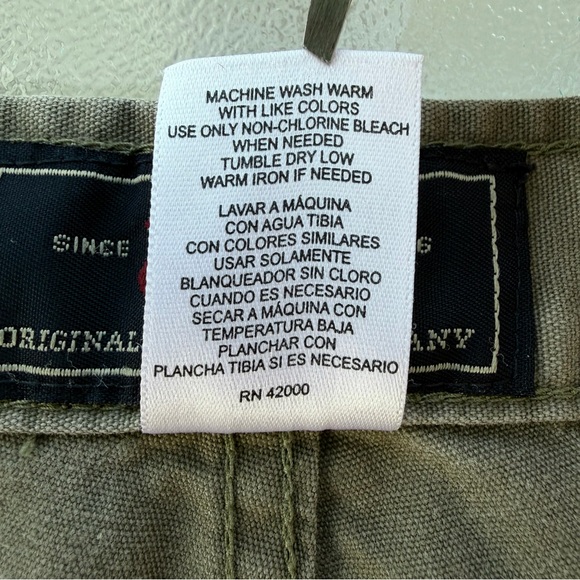 Route 66 Big & Tall Olive Green Sturdy Cotton Cargo Shorts ~ Men’s 42 - Picture 10 of 10